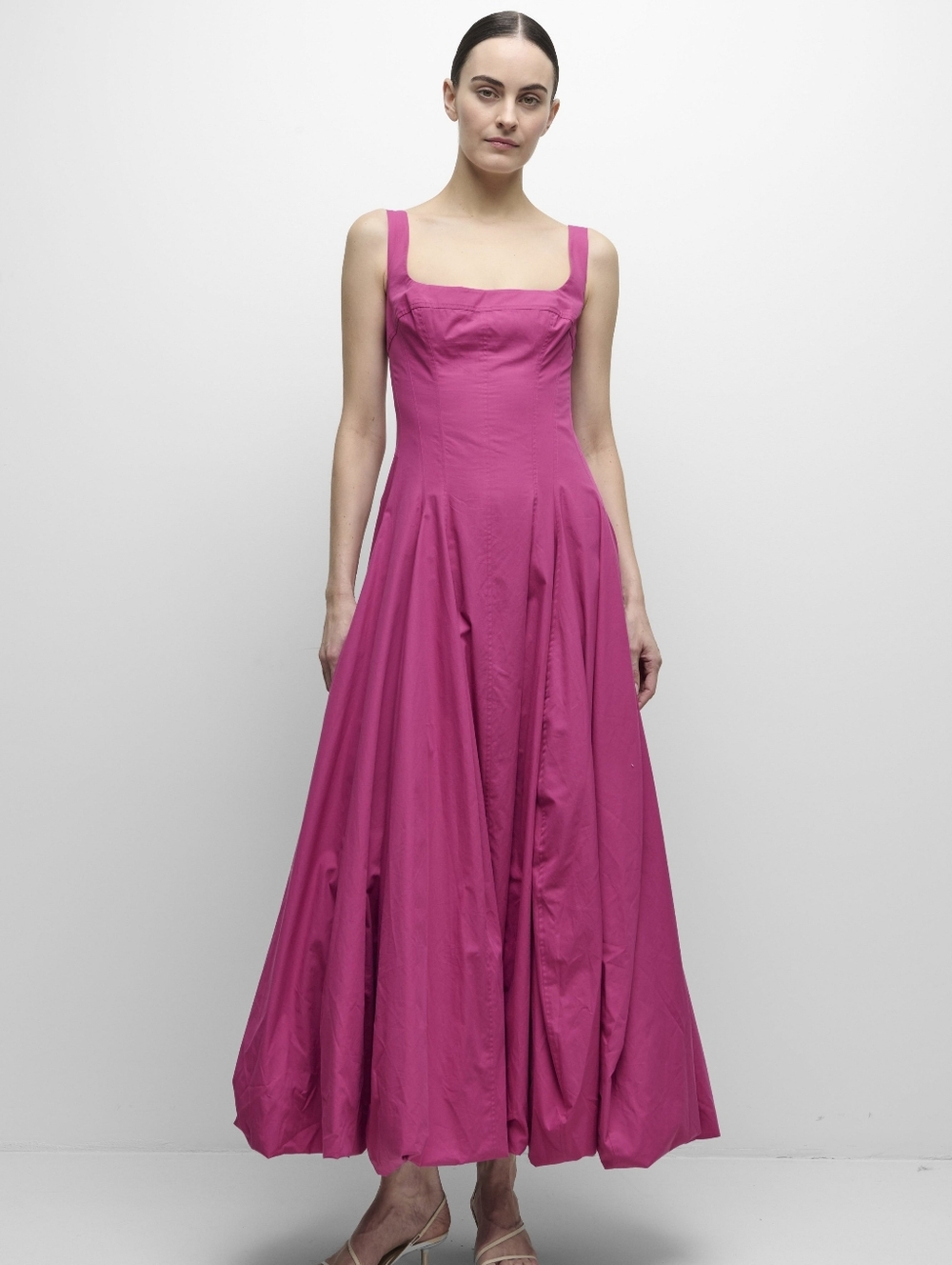 SIMKHAI Hally Cotton Midi Dress